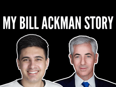 Edwin Dorsey and Bill Ackman side by side on the cover of My Bill Ackman Story